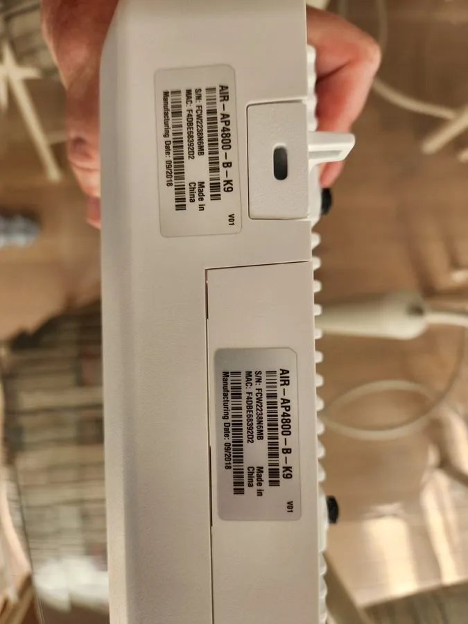 Точка доступа Wi-Fi AIR-AP4800-B-K9C CISCO WIRELESS ACCESS POINT 802.11 a/g/n/ac — фото лота 1