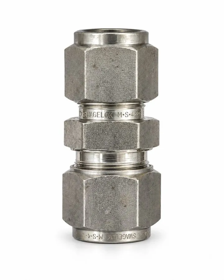Фитинг 1 Swagelok Stainless Steel Union Fitting 1/2" OD Tube SS-810-6 — фото лота 1