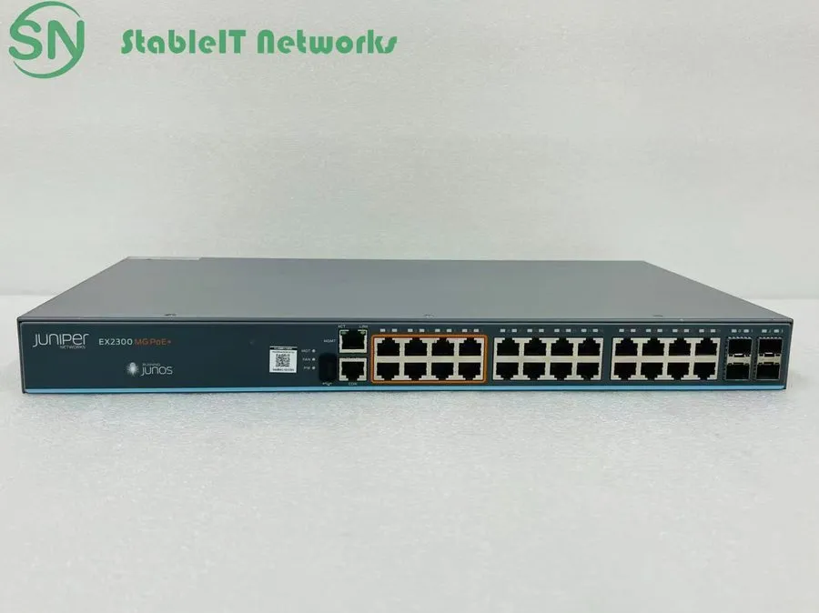 Коммутатор Juniper 24-Ports PoE+ SFP+ Ports Layer 3 Network Switch EX2300-24MP