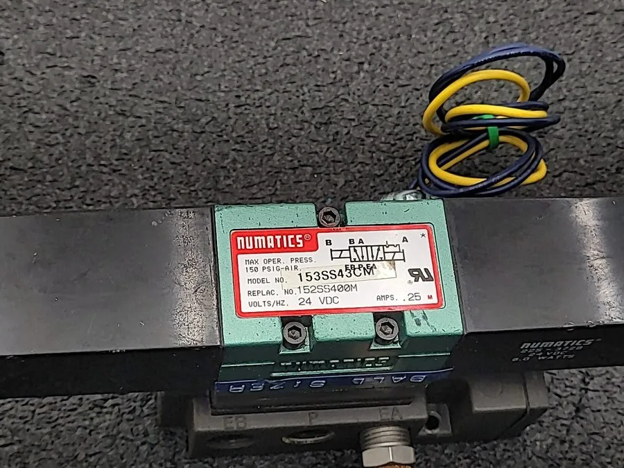 Электромагнитный клапан Numatics 152SS500M 225-372B 24 VDC Solenoid Pneumatic Va