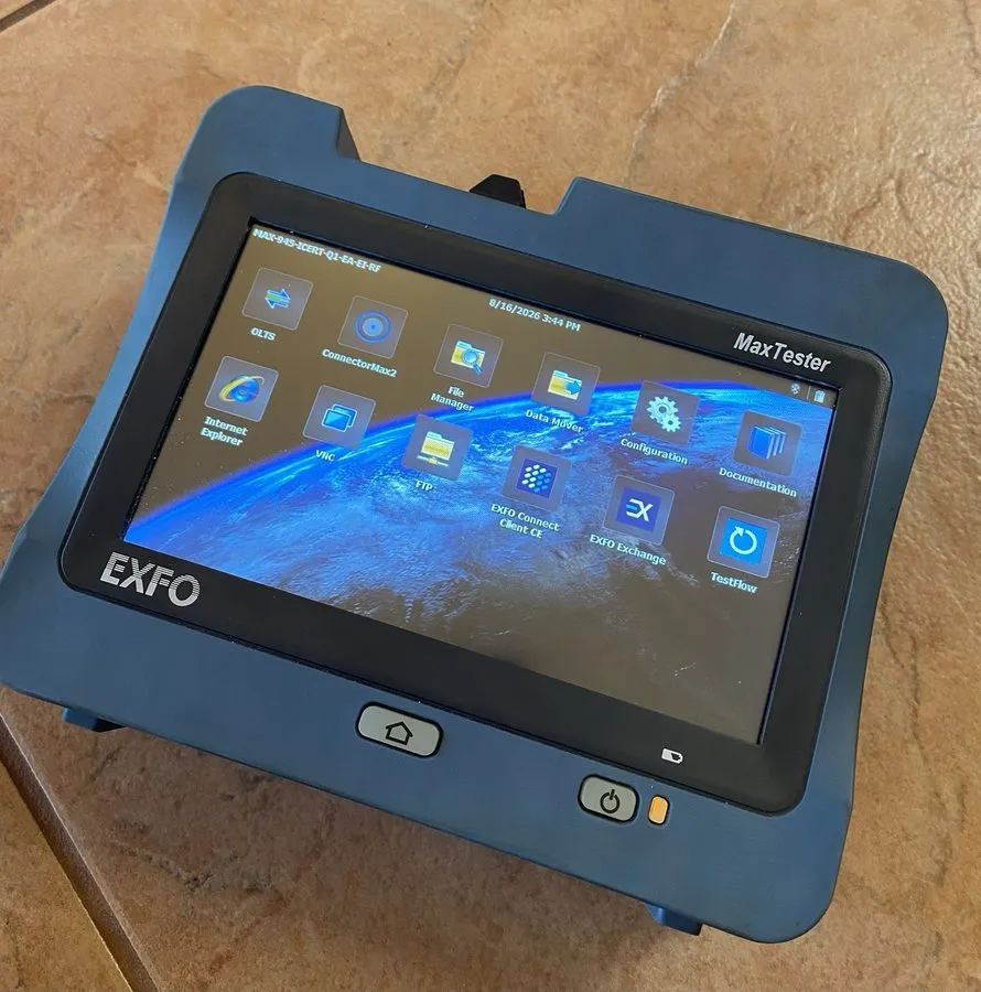 Тестер EXFO MaxTester MAX-945 Fiber Optic Certifier OLTS + Case, Charger, Probe  — фото лота 1