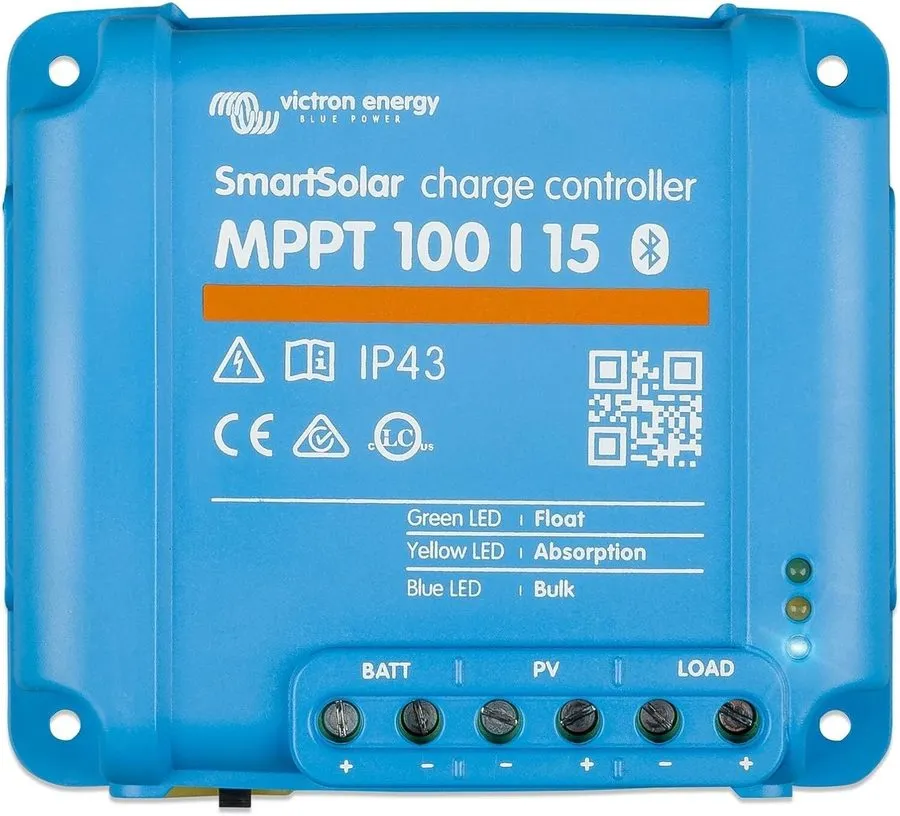 Аккумулятор Victron SmartSolar MPPT Charge Controller 100V 15AMP SCC110015060R — фото лота 1