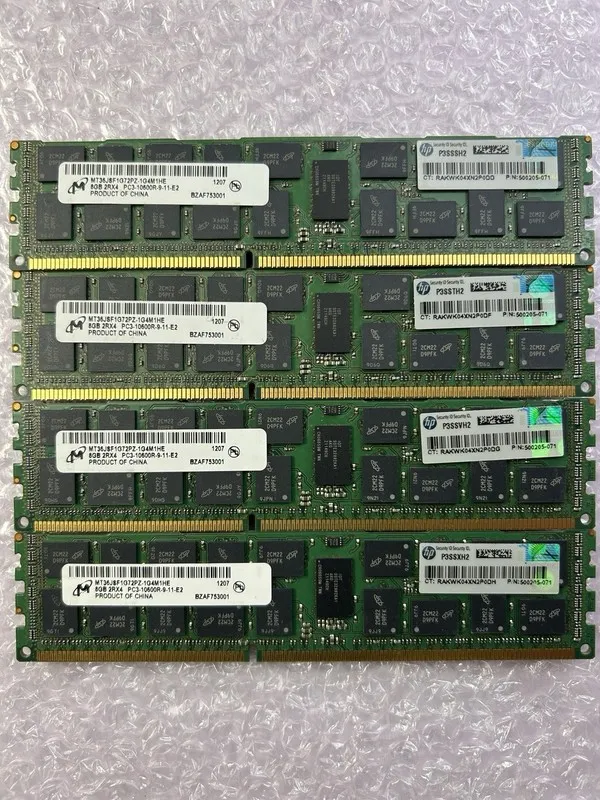 Сервер Micron 8GB RAM (1x8GB) PC3-10600R DDR3-1333 SERVER SDRAM MT36JSF1G72PZ