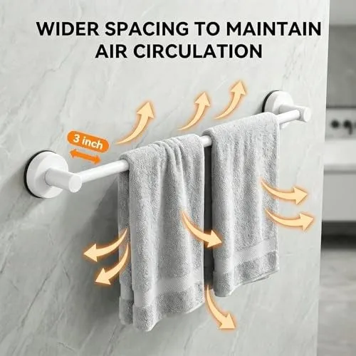 Вакуумная присоска Towel Racks для Bathroom Suction Cup Towel Bar 14.6-24in Adju