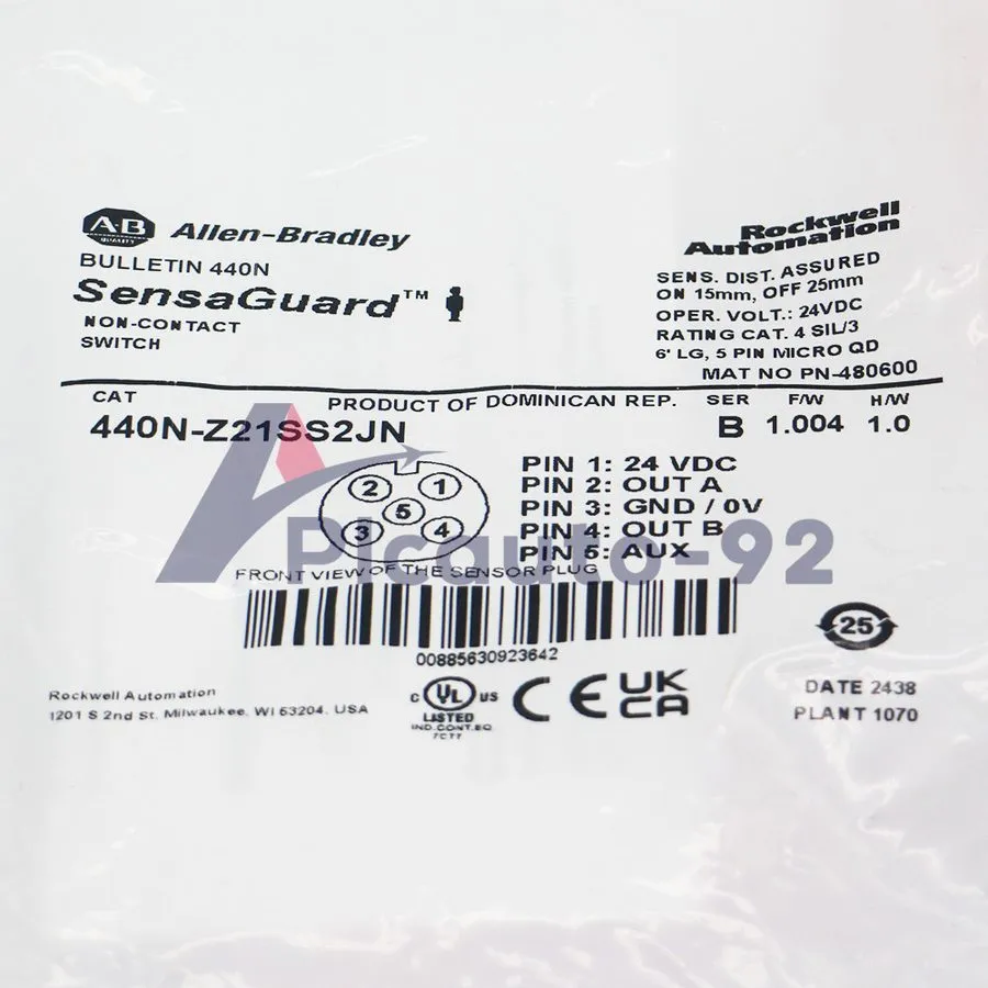 Реле безопасности Allen Bradley 440N-Z21SS2JN Guardmaster 440N Non Contact Switc