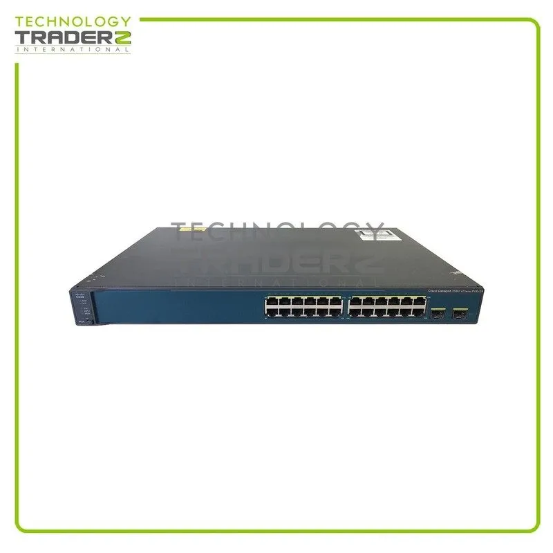 Коммутатор WS-C3560V2-24PS-S V08 Cisco 3560 V2 PoE+ 24 Port Dual SFP Managed Net