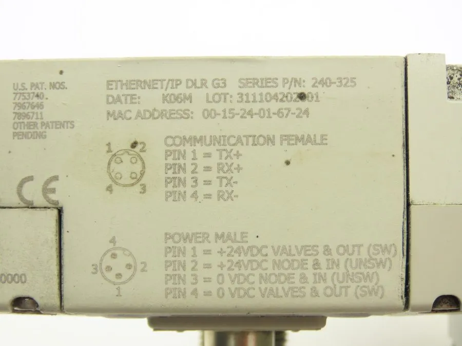 Электромагнитный клапан Aventics R503A2B60MA00F1 Manifold DLR G3 4-Valve Manifol