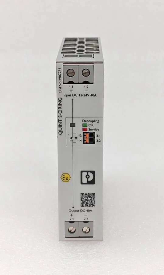 Блок питания Phoenix Contact 2907753 Quint S-oring Power Supply 12-24VDC, 40A — фото лота 1