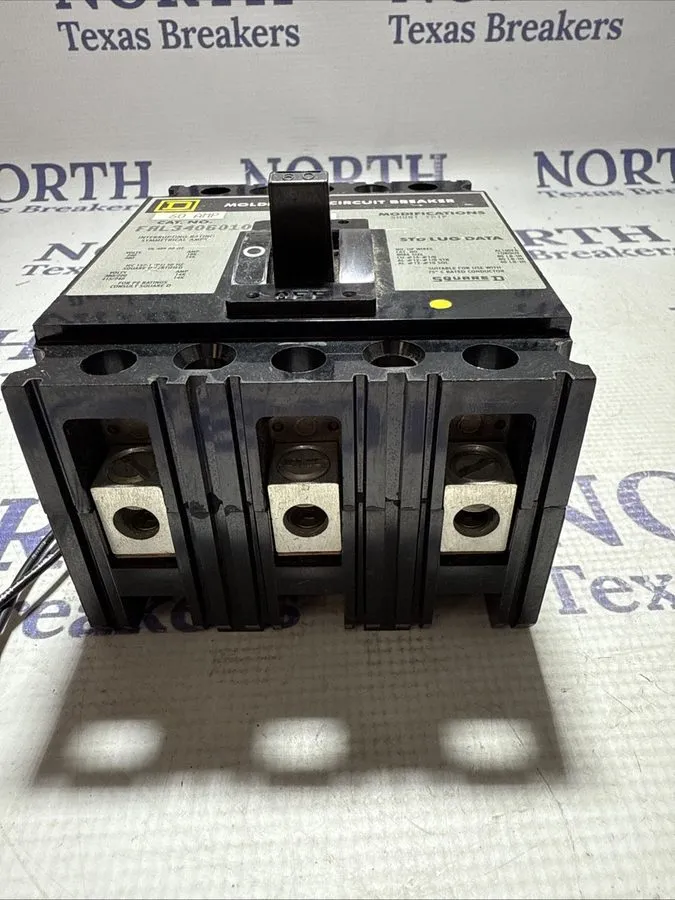 Автоматический выключатель Square D FAL340601021 Circuit Breaker 60 Amp 480V 3P  — фото лота 1