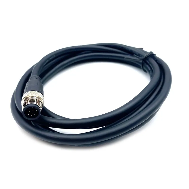 Датчик 16.4ft M12 8 Pins Male To Male Connector Cable A Code Molding Double Head