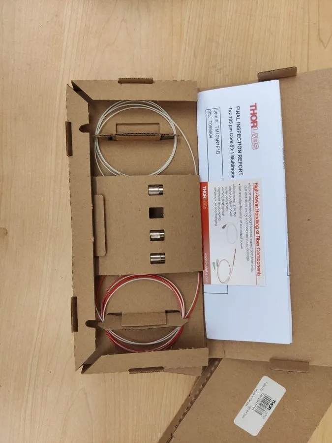 Электронный компонент THORLABS TM105R1F1B 1x2 Multimode Fiber Optic Coupler, Low — фото лота 1