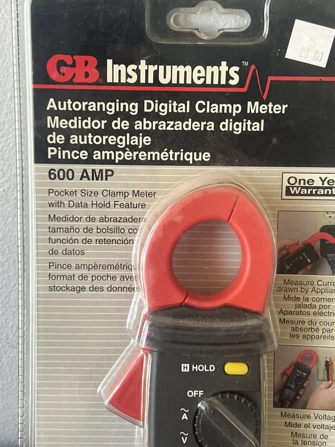 Тестер Gardner Bender GCM-221 Digital Clamp Meter Professional-Grade Electrical — фото лота 1