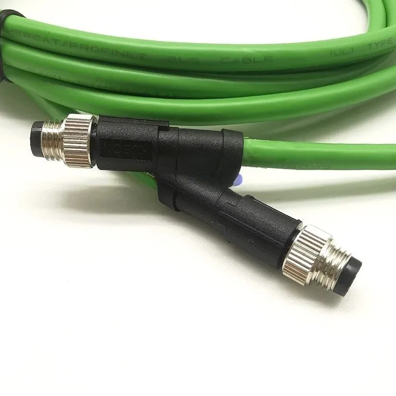 Кабель Beckhoff ZK1090-3161-0100 Double Ended EtherCAT M8 M12 Cable 10m 090502