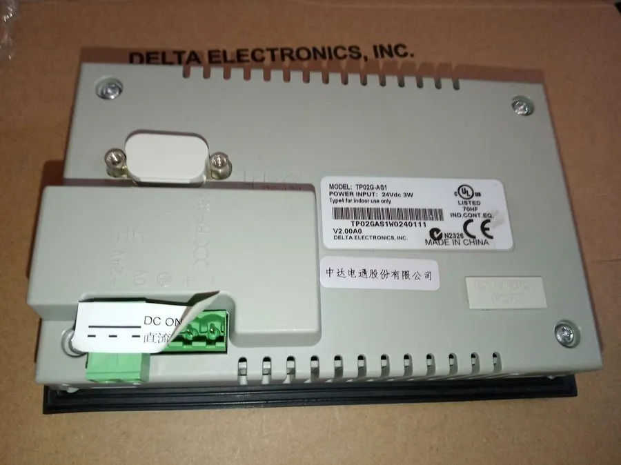 Панель оператора DELTA TP02G-AS1 TEXT PANEL HMI DISPLAY 24VDC