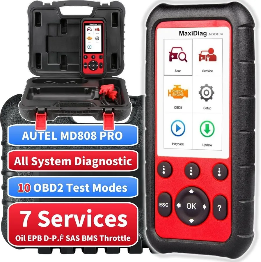 Диагностический сканер Autel MaxiDiag MD808 Pro Automatic Diagnostic Scanner Too