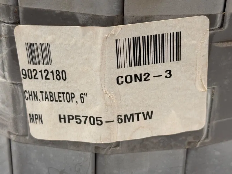 Конвейер Rexnord HP5705-6MTW MatTop Conveyor Chain Tabletop 6' HP5706MTW Straigh — фото лота 2
