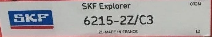 Подшипник 6215-2Z/C3 1X SKF Deep Groove Ball Bearing