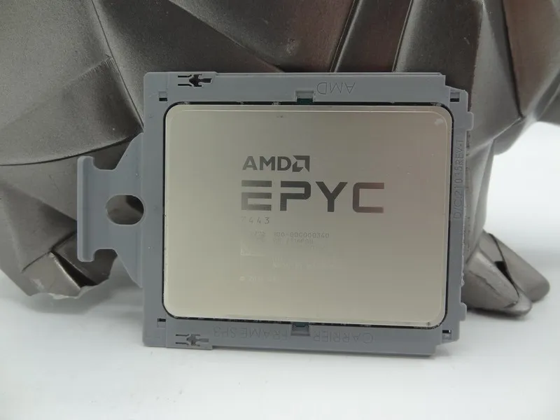 Процессор AMD EPYC 7443 24 Core 2.85GHz 200W CPU Unlocked 100-000000340 Milan 24