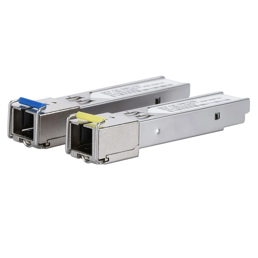 Трансивер 1Pair Fiber SC Connector 1000BASE BiDi 1310nm/1550nm 3km SFP Transceiv — фото лота 2