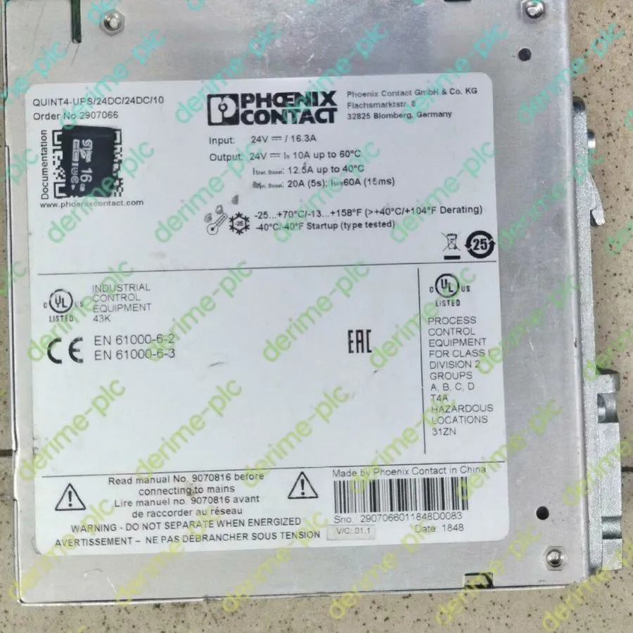 Блок питания Phoenix Contact QUINT4-UPS/24DC/24DC/10 2907066 Power Supply