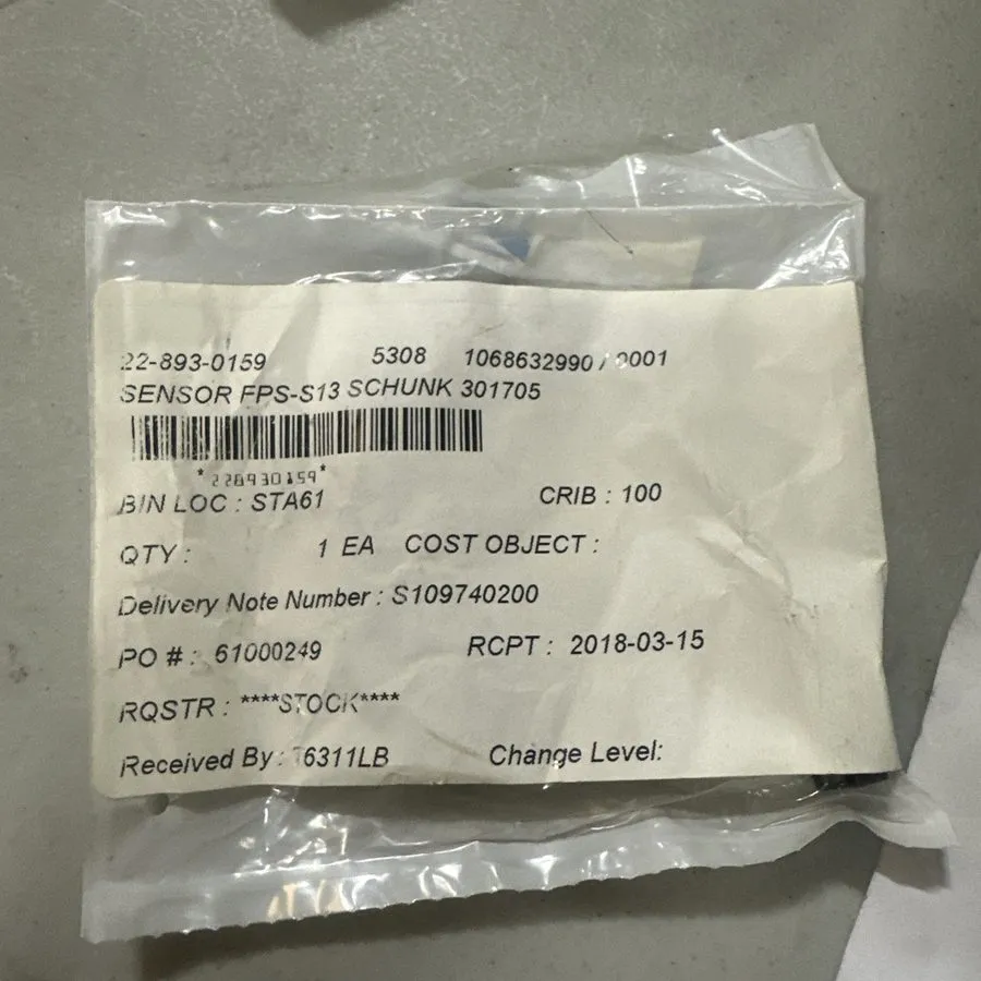 Робот Schunk FPS-S13 Position Switch Sensor — фото лота 1