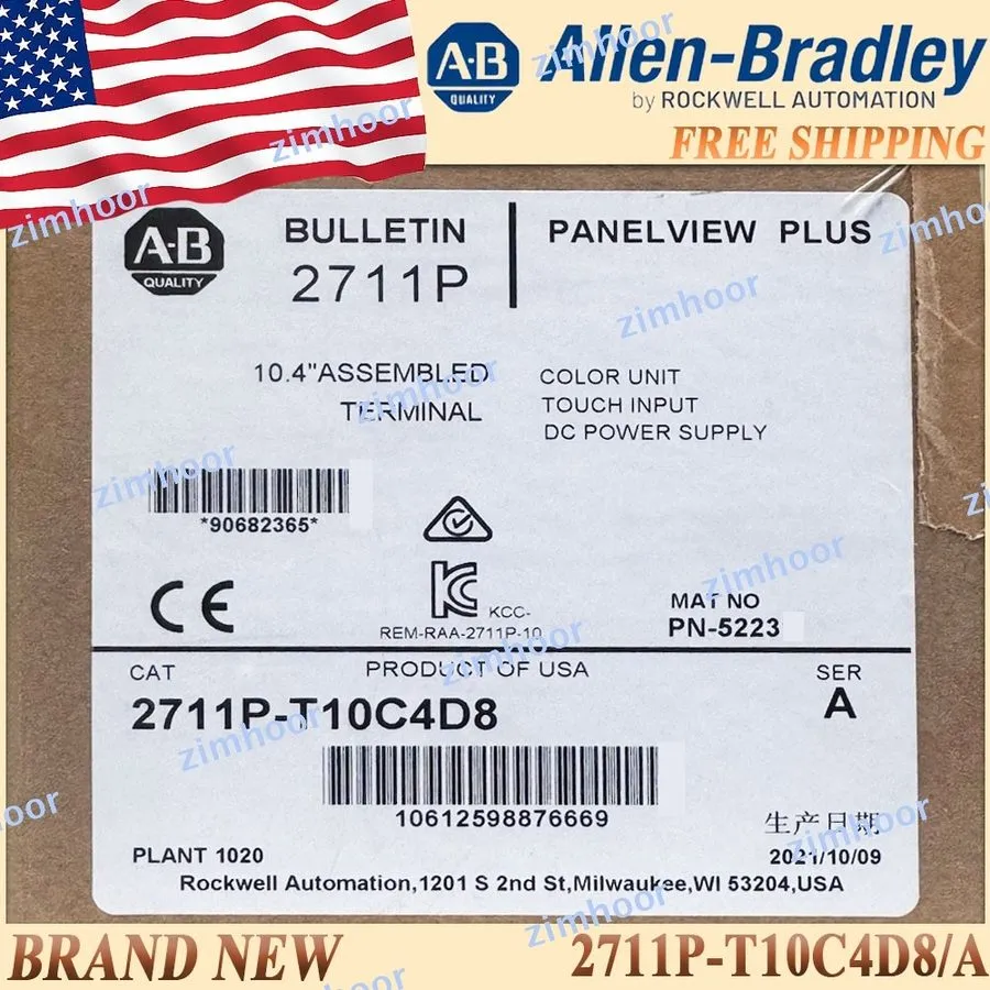 Панель оператора AB 2711P-T10C4D8/A PanelView Plus 10.4" Terminal