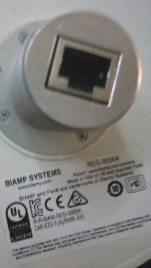Микрофон Biamp Tesira TCM-1EX Expansion AVB Beamtracking Ceiling Microphone — фото лота 2