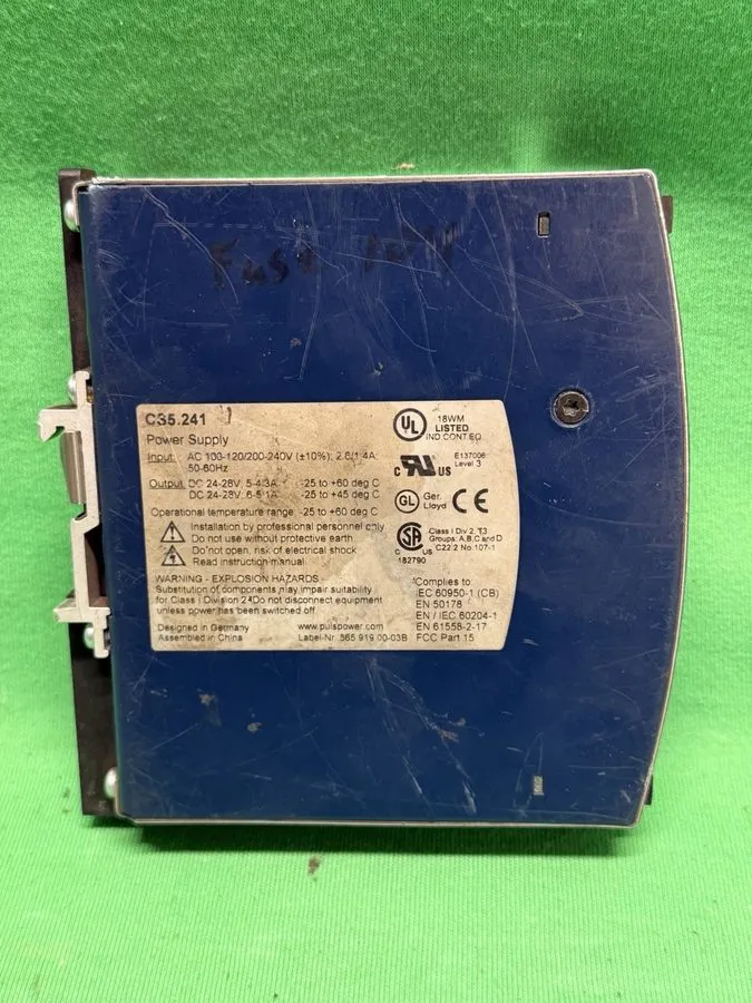 Блок питания PULS DIMENSION CS5.241 DIN Rail Power Supply 24V 5A 120W, 100-240VA