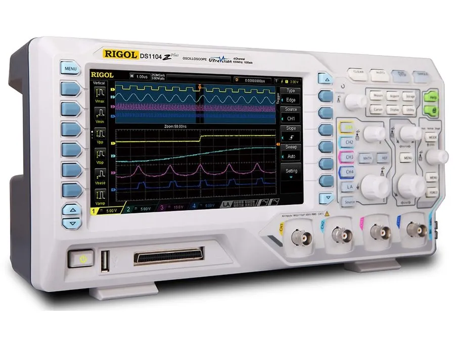 Осциллограф Rigol DS1104Z-S Plus 100 MHz Digital Oscilloscope with 4 Channels an