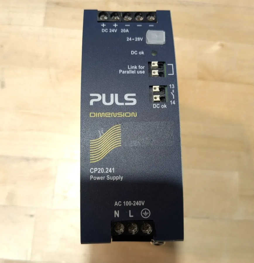 Блок питания PULS CP20.241 AC-DC Power Supply 480W 24 to 28VDC DIN Rail — фото лота 1