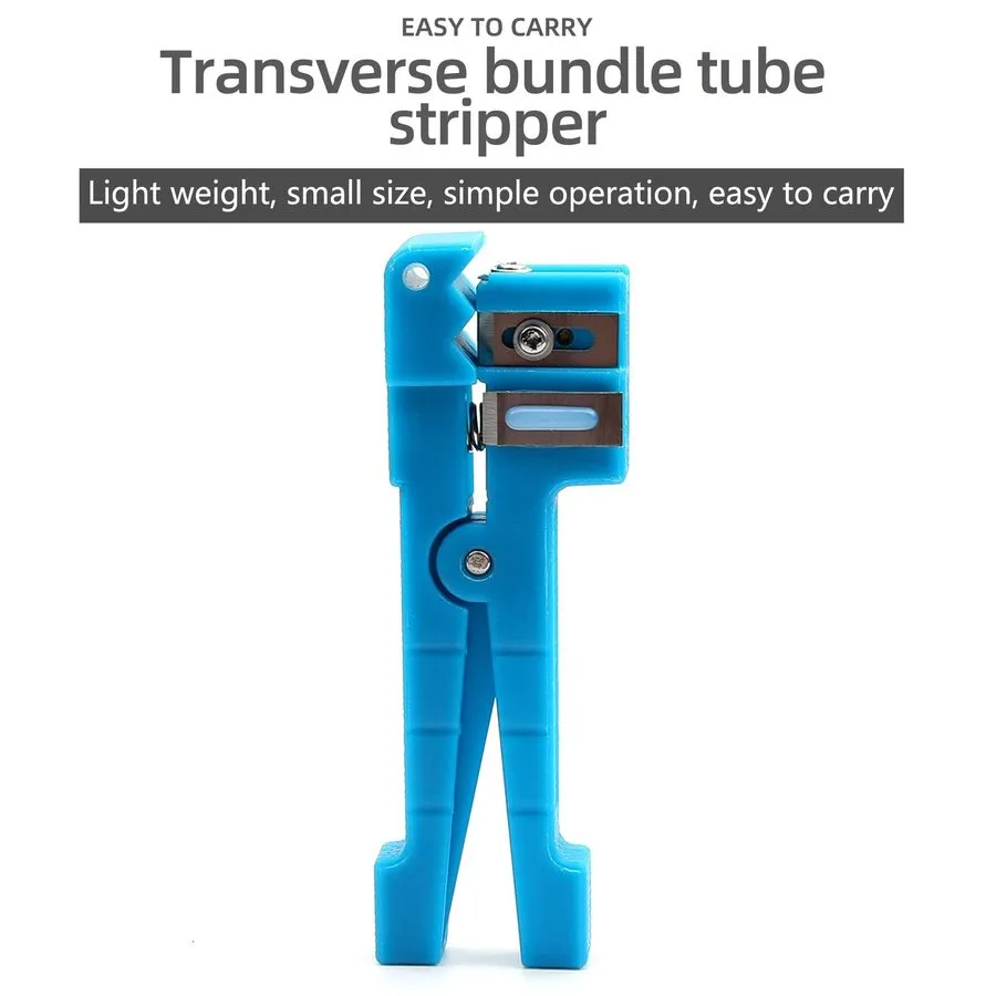 Стриппер Cruiser 45-163 Fiber Optic & Coaxial Cable Stripper Tool (Blue, Alloy S — фото лота 2
