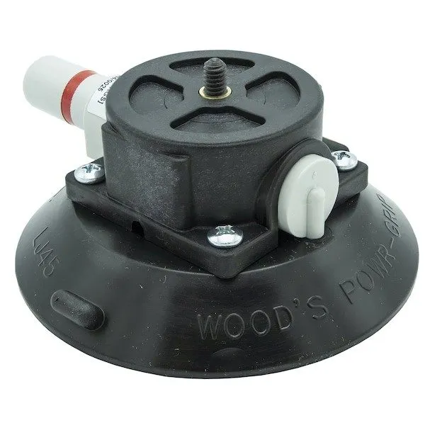 Вакуумная присоска Woods Powr-Grip Lj45amp1420t38l Suction Cup Mount, 4 1/2 In C