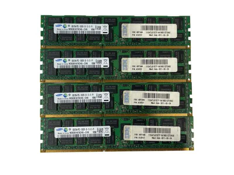 Модуль памяти Samsung M393B1K70CH0-CH9 8GB 2Rx4 PC3-10600R-09-10-E1-P1 Memor