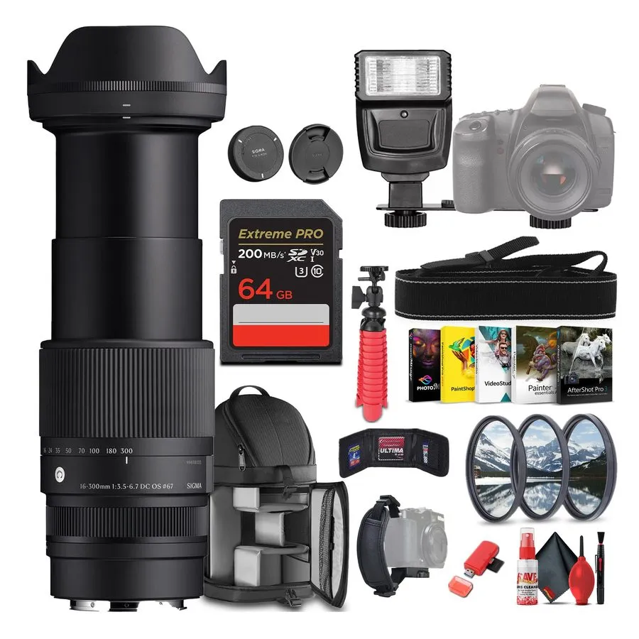 Объектив Sigma 16-300mm f/3.5-6.7 DC OS Contemporary Lens (Sony E) 887965