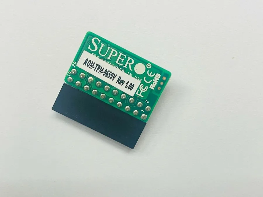 Модуль TPM Supermicro Vertical TPM 1.2 Security Module w/ Infineon 9655 AOM-TPM- — фото лота 1