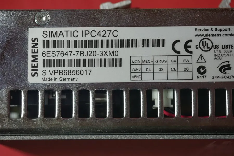 Промышленный компьютер Siemens 6ES7647-7BJ20-3XM0 Simatic IPC427C Now — фото лота 1