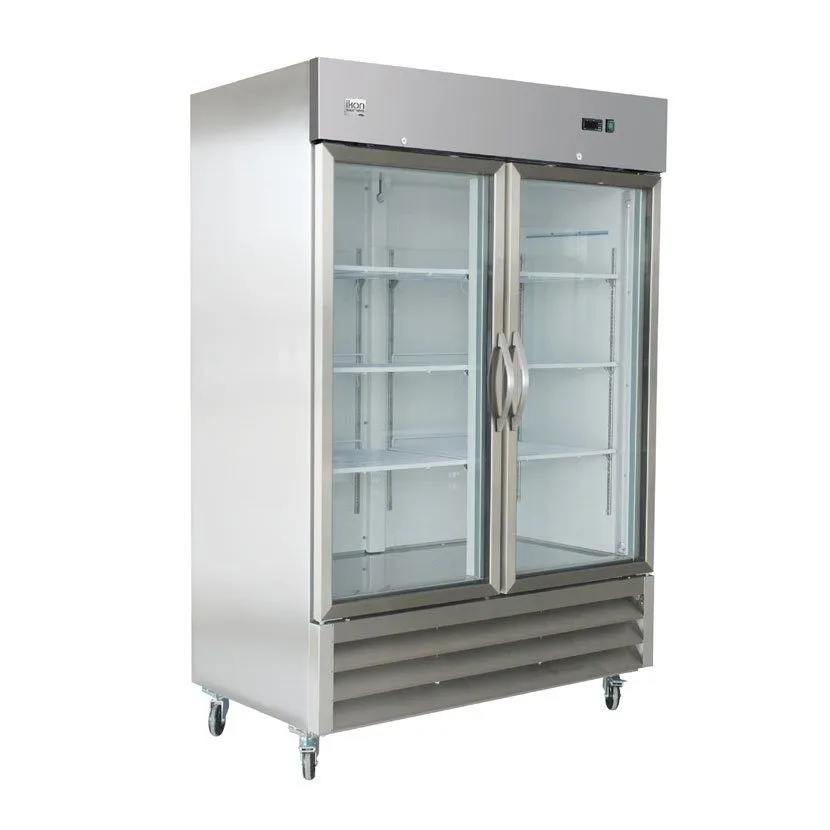 Холодильный шкаф Koolmore RIR-2D-GD 54" 2-Glass Door Reach-In Refrigerator, 47 c