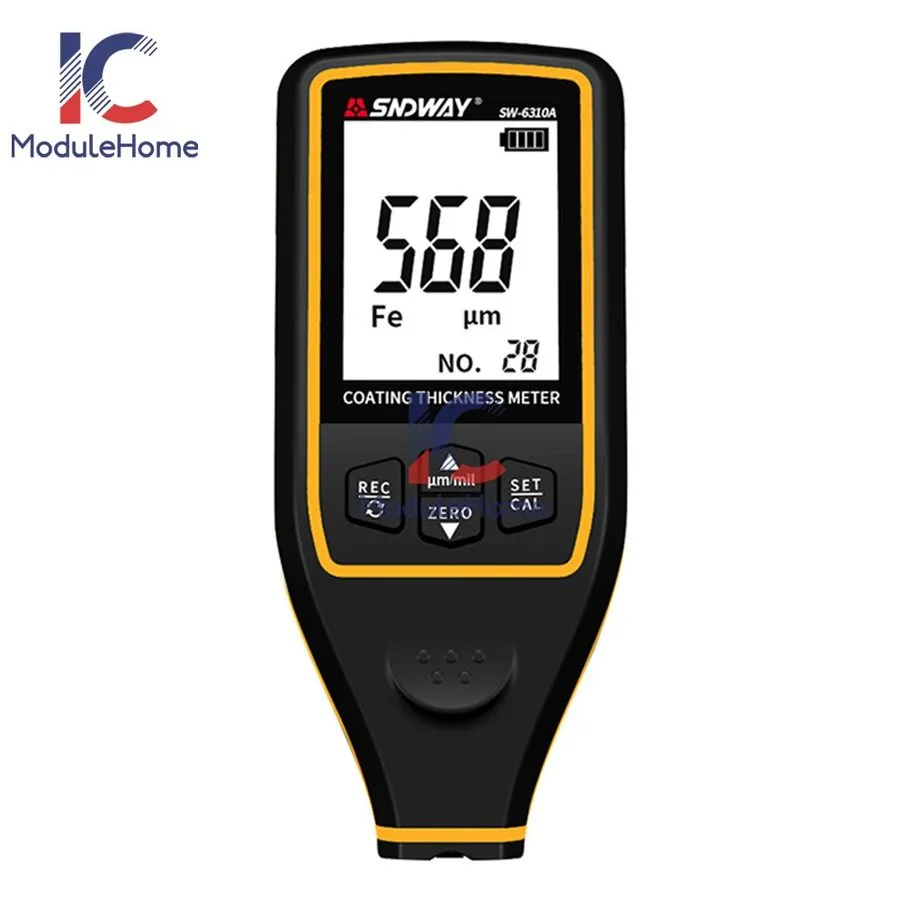 Толщиномер SW-6310A Digital Paint Coating Thickness Gauge Handheld 0-1700um Auto