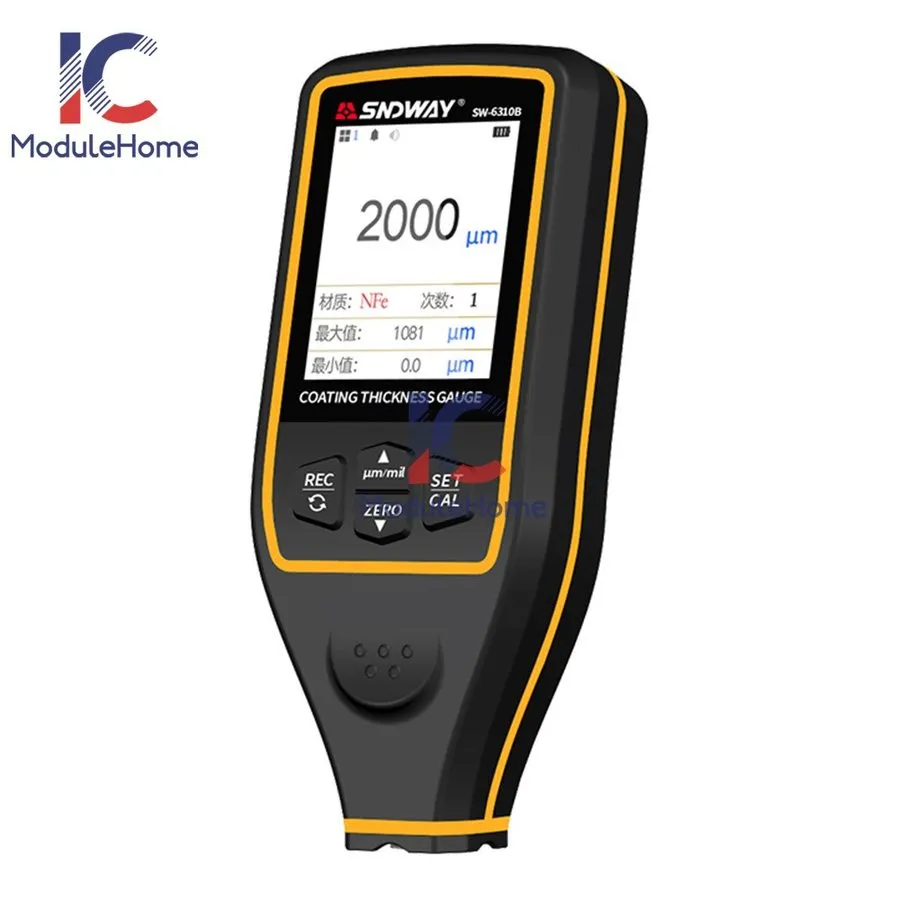 Толщиномер SW-6310A Digital Paint Coating Thickness Gauge Handheld 0-1700um Auto — фото лота 2