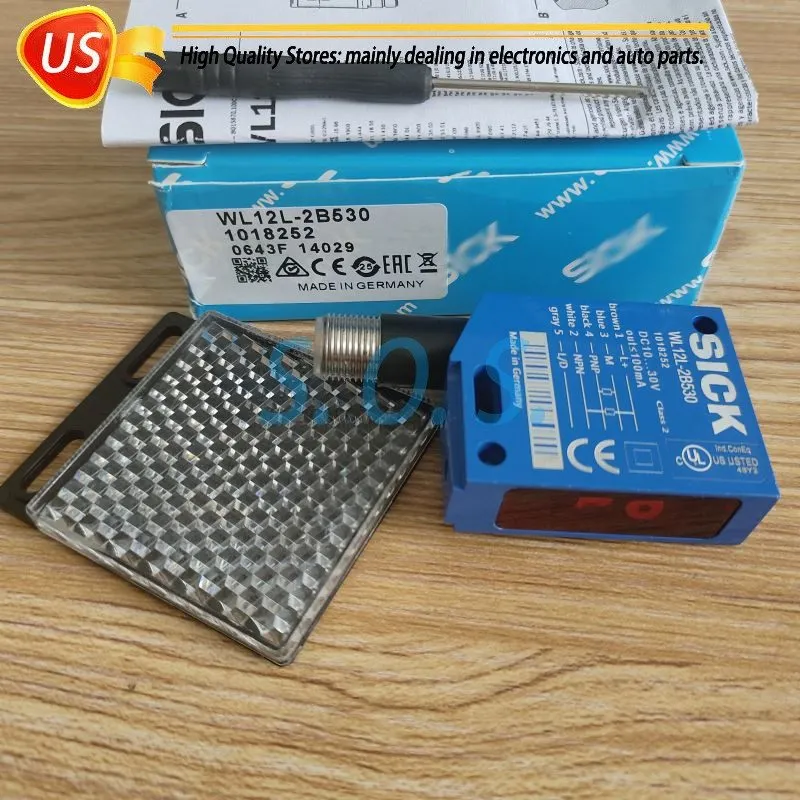 Фотоэлектрический датчик SICK WL12L-2B530 PHOTOELECTRIC LASER SENSOR 1018252 10-