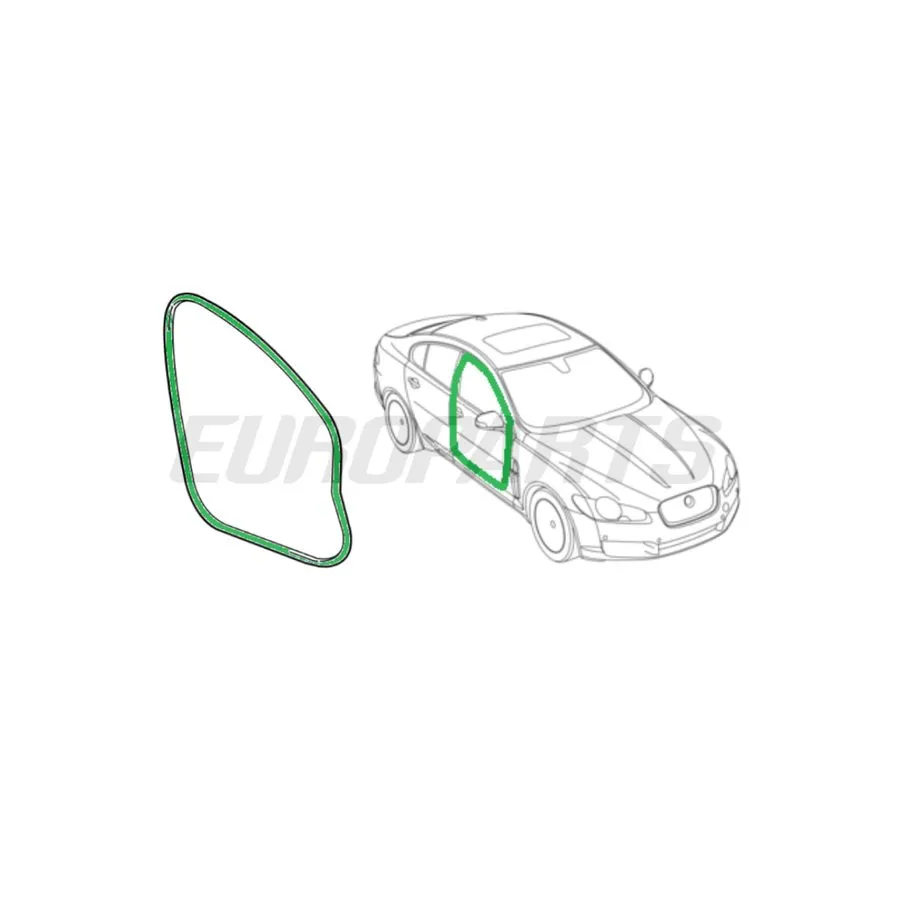 Точка доступа Wi-Fi 2007-2015 Jaguar XF Door Seal, Front Left Door Opening Weath — фото лота 1