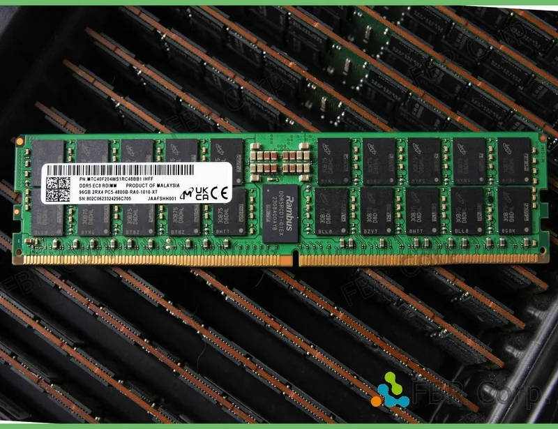 Модуль памяти Grade A Micron 96GB PC5-4800B DDR5 38400 2Rx4 MTC40F204WS1RC48BB1
