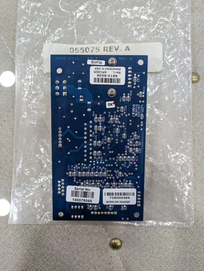 Хроматограф 34008 WATERS PCB, HPLC DEGASSER VACUUM PUMP CTRL BD 725000459 — фото лота 2
