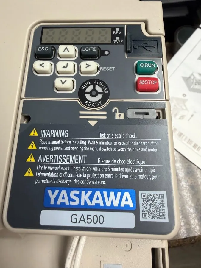 Частотный преобразователь 1016039-DRIVE, VFD, 240V, 3PH, 21.0A/17.6A, YASKAWA, G — фото лота 2