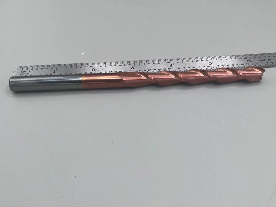 Режущий инструмент Accupro 87810297 3/8” Solid Carbide Square End Mill 2FL TiCN  — фото лота 2