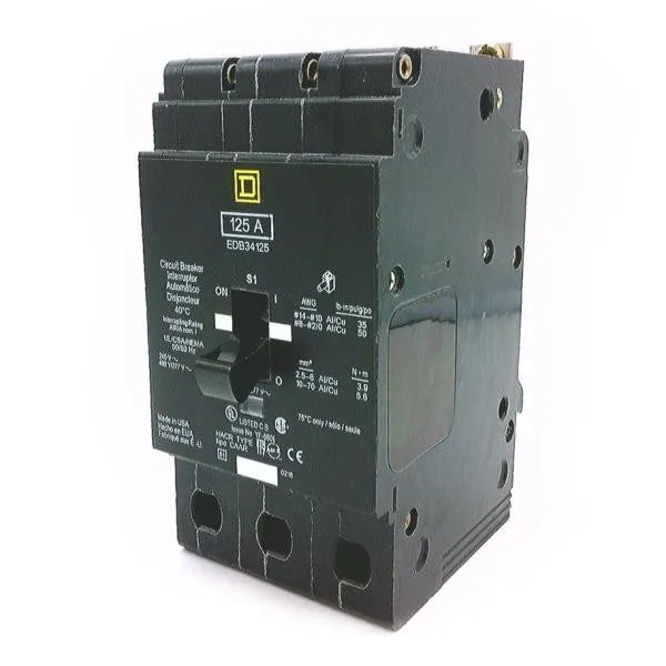 Автоматический выключатель Square D EDB34125 3p 480v 125a 18k Bolt In NF Circuit