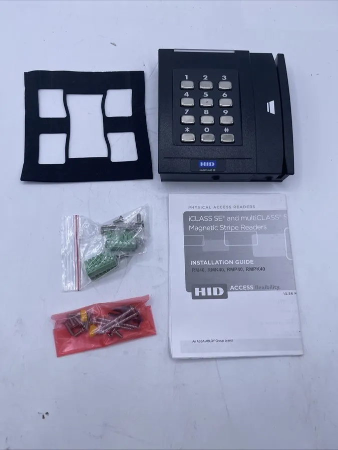 Клавиатура HID iClass SE RMK40 MagStripe Smart Card er w/Keypad 925NTNNEK00101 — фото лота 2