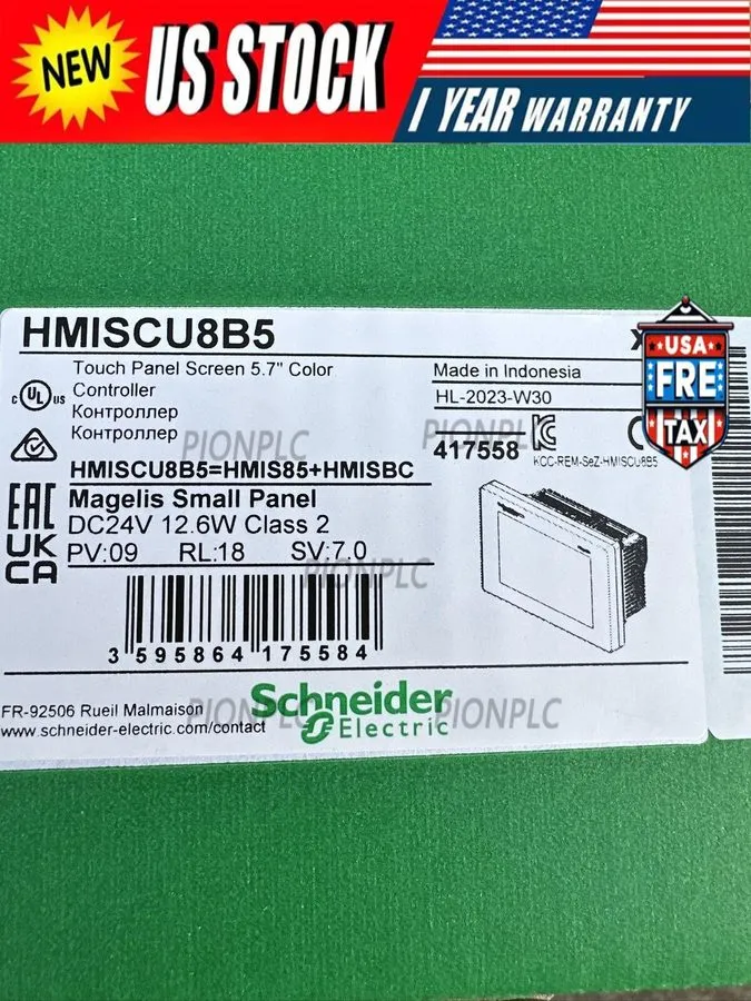 Панель оператора SCHNEIDER MAGELIS TOUCH PANEL HMISCU8B5 5.7 INCH COLOR TFT TOUC