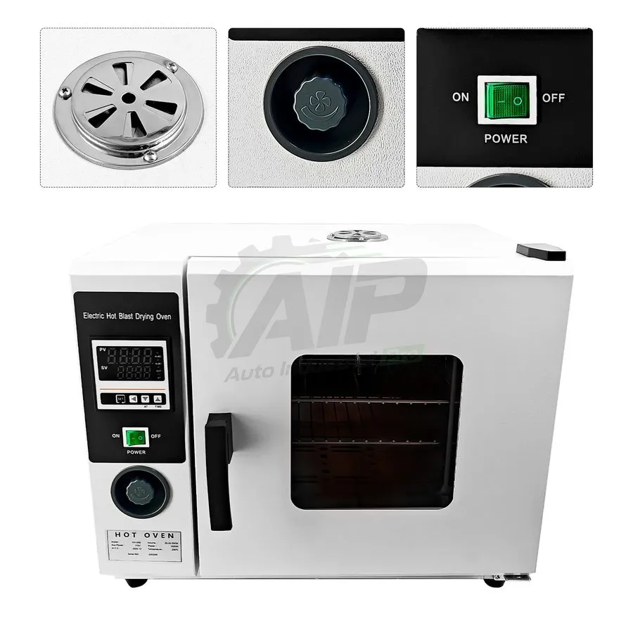 Сушильный шкаф 45L Electric Hot Blast Drying Oven 101-00B 1000W 110V Lab Stainle — фото лота 2