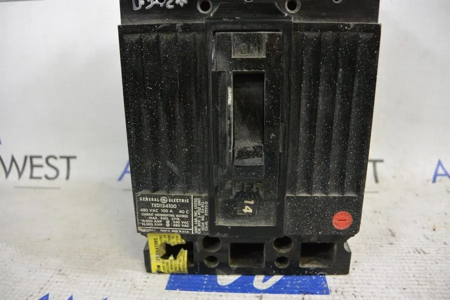 Автоматический выключатель GE Circuit Breaker TED134100WL 100A 3 Pole TED134100 